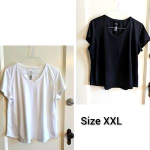 🌲St. John Bay Shorts sleeve quick-dri top Sz XXL